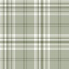 Catherine Lansfield Kelso Check Wallpaper Sage Green Muriva 165526