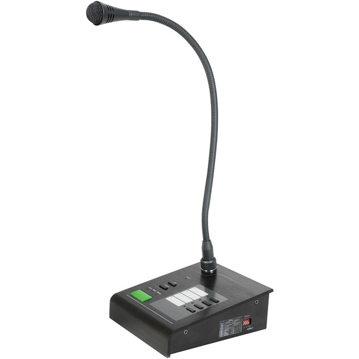 Paging Microphone with Call Station 4 Paging Zones