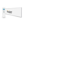 350W Be Happy Ultraslim Quote Nexus Wi-Fi Infrared Heating Panel - Electric Wall Panel Heater