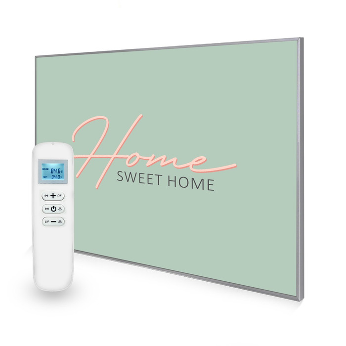 995x1195 Home Sweet Home Quote Nexus Wi-Fi Infrared Heating Panel 1200W - Electric Wall Panel Heater