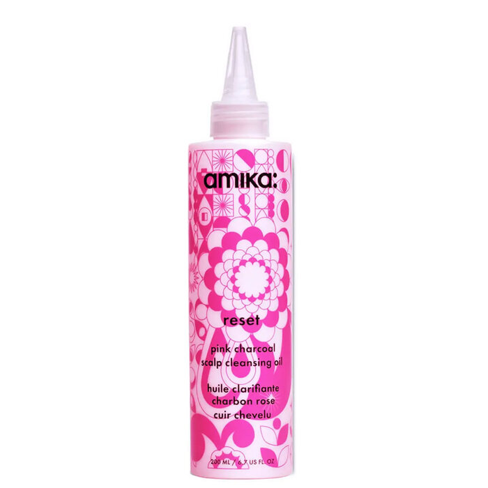 amika Reset Pink Charcoal Scalp Cleansing Oil 200ml
