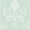 Laura Ashley Josette Damask Wallpaper Duck Egg 113380