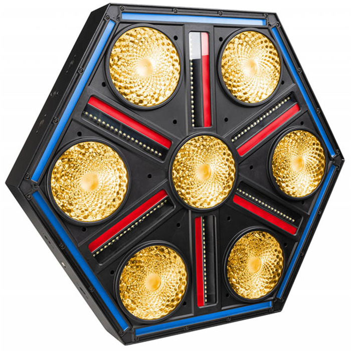 BTX-Skyran LED Effects Light with Blinder Strobe and RGB Effects by BriteQ