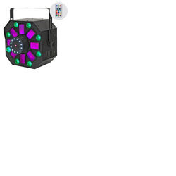 Hornet 4in1 Effect Light and Laser with IR Remote Control and Wireless DMX