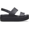 Crocs Womens Brooklyn Low Wedge Sandals