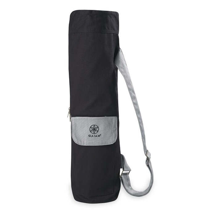 Gaiam Granite Storm Mat Cover - Black
