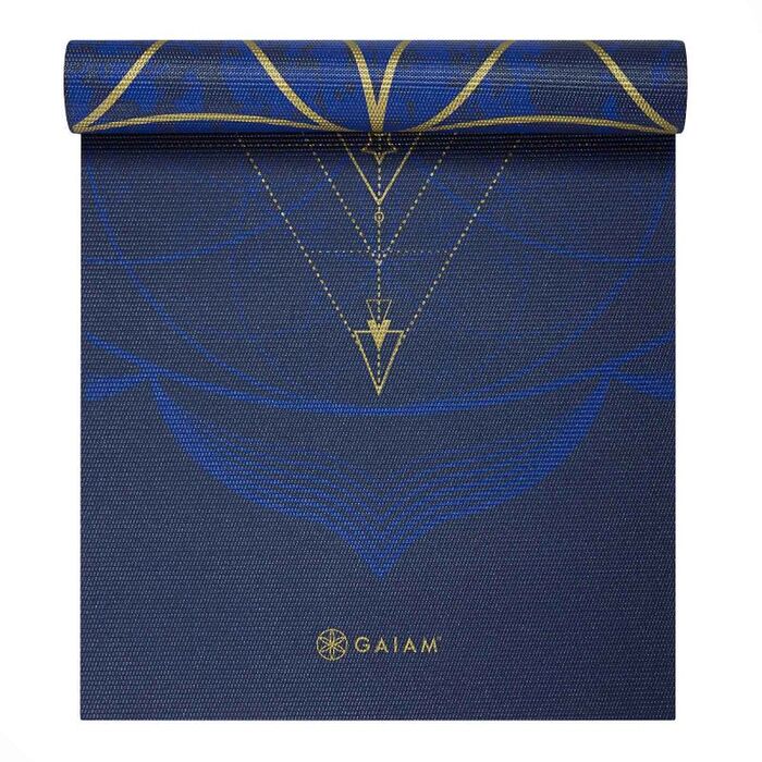Gaiam Sun and Moon Double-sided Yoga Mat 6mm - Blue