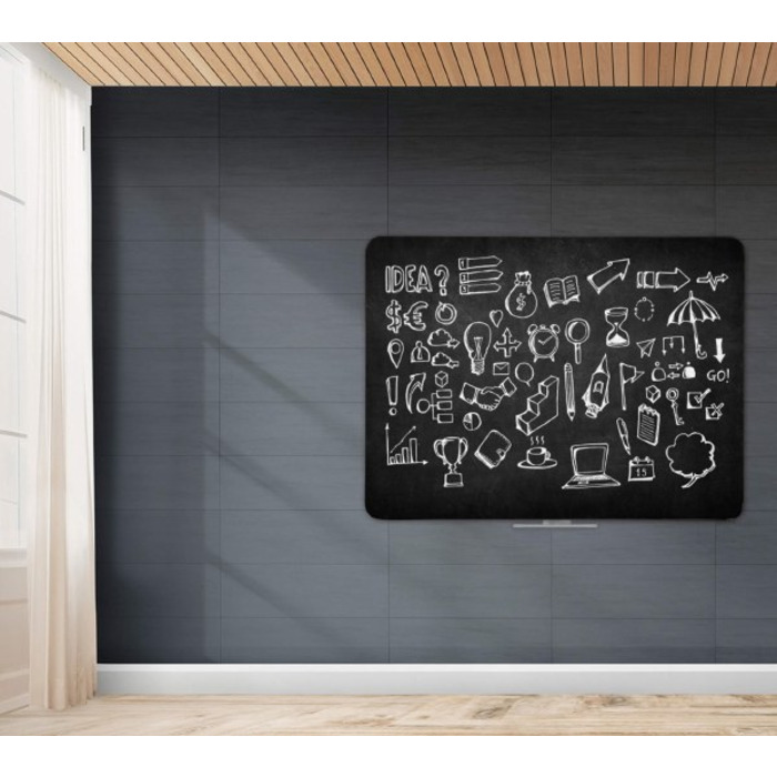 Naga Frameless Magnetic Chalk Board