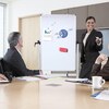 Economy Mobile Revolving Whiteboard