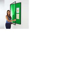 Coloured Frame Tamperproof Noticeboard