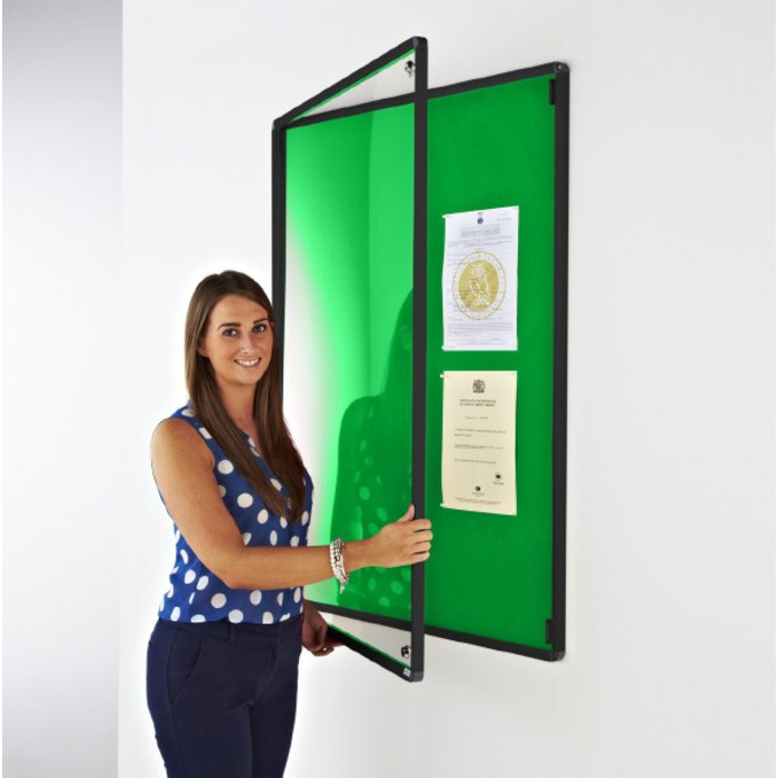 Coloured Frame Tamperproof Noticeboard