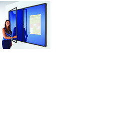 Coloured Frame Tamperproof Noticeboard