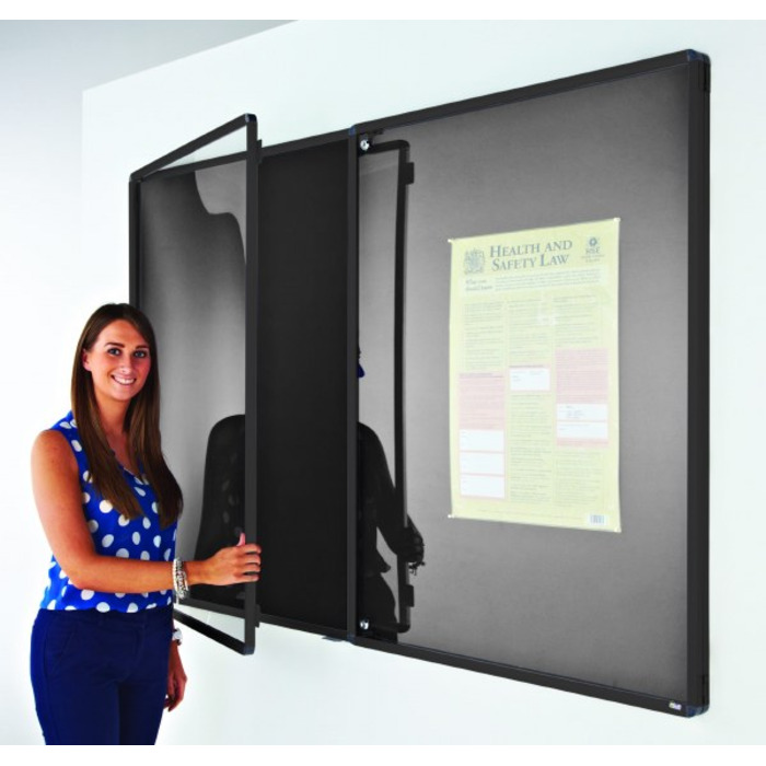 Coloured Frame Tamperproof Noticeboard