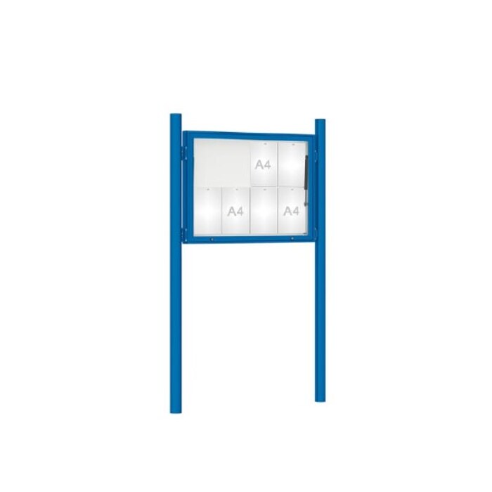 Premium Post Mounted Outdoor Noticeboard