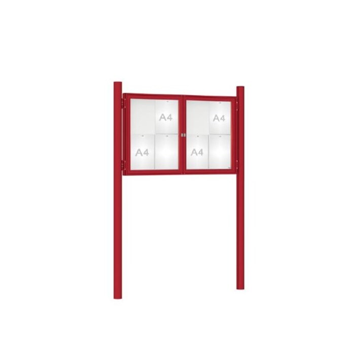 Premium Post Mounted Outdoor Noticeboard