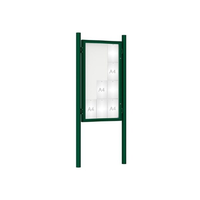 Premium Post Mounted Outdoor Noticeboard