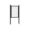 Premium Post Mounted Outdoor Noticeboard