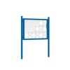 Premium Post Mounted Outdoor Noticeboard