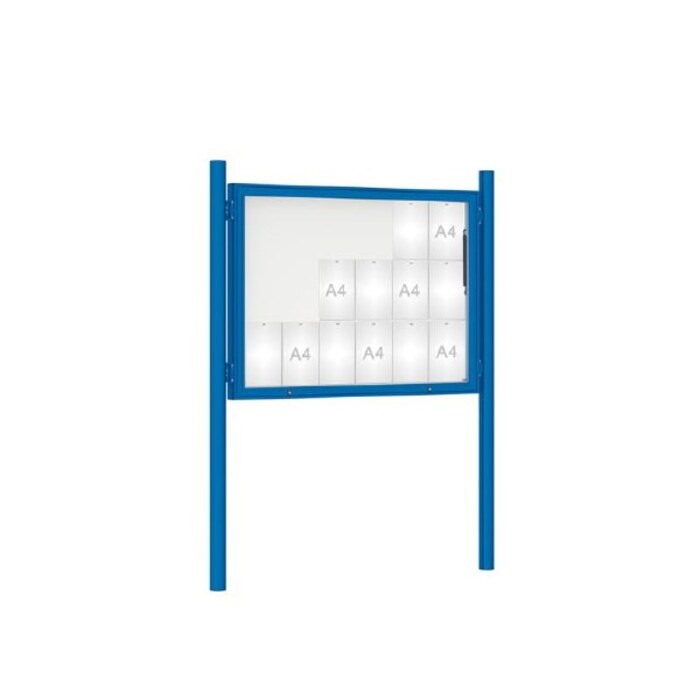 Premium Post Mounted Outdoor Noticeboard