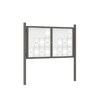 Premium Post Mounted Outdoor Noticeboard