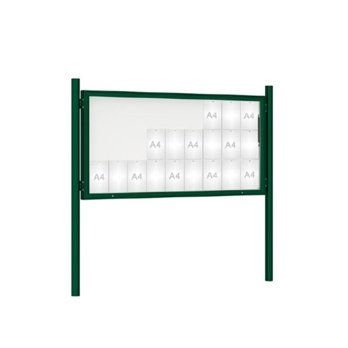 Premium Post Mounted Outdoor Noticeboard