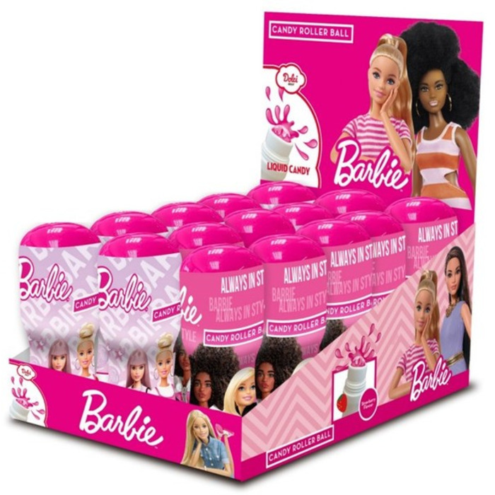 Rose Confectionery Barbie Roller Licker 40ml x 15 Pack