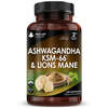 Ashwagandha KSM-66 Lions Mane Capsules