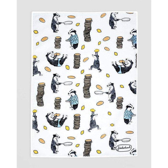 Tea towel Badger pancakes