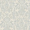 Hawthorn Meadow Textured Blown Vinyl Wallpaper Blue Holden 76000