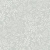 Karuna Embroidery Stitched Organic Trail Vinyl Wallpaper Grey Grandeco 205001