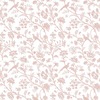 Laura Ashley Shepherd's Purse Wallpaper Dark Blush 130108