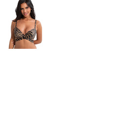Pour Moi Portofino Lightly Padded Tie Wrap Bikini Top