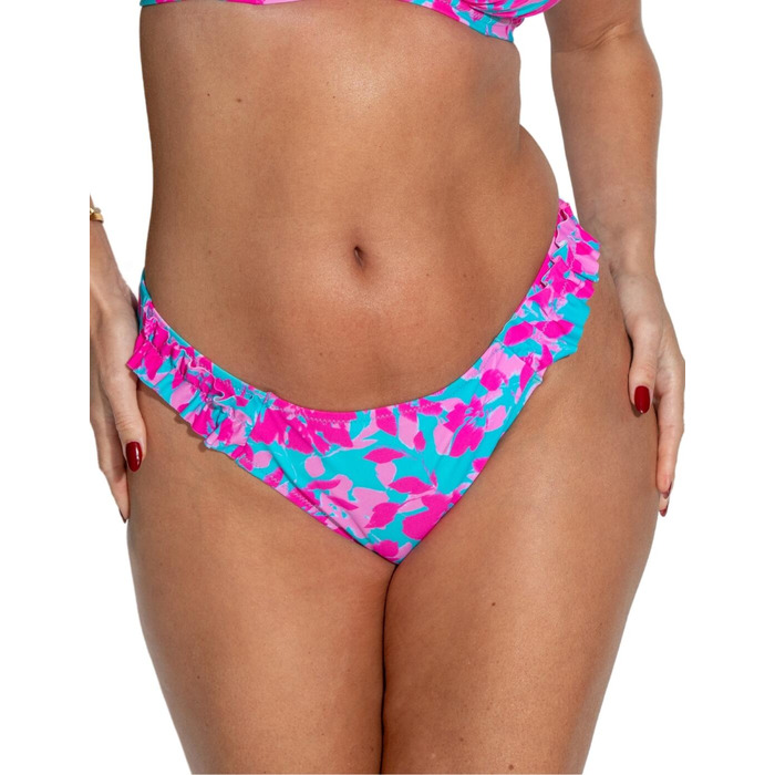 Pour Moi Ocean Breeze Bikini Brief - Blue Floral - 2XL - 18
