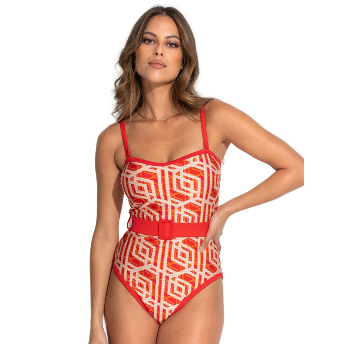 Pour Moi Casablanca Strapless Tummy Control Swimsuit