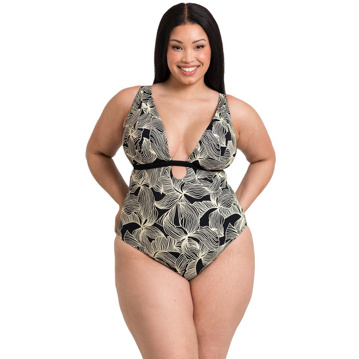 Curvy Kate Ripple Reef Reversible Non Wired Swimsuit
