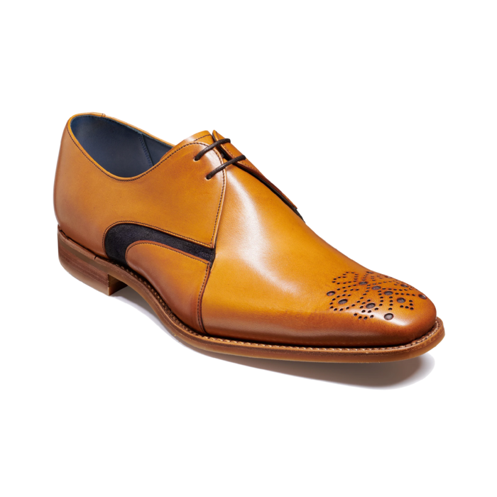 Sullivan - Cedar Hand Painted / Navy Suede, 6. 5