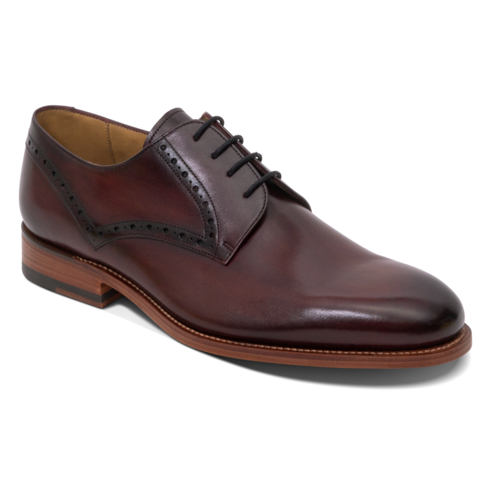 Trent - Hand Brushed Burgundy, 10. 5