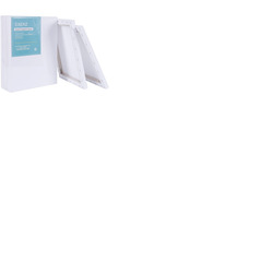 Exerz 24x30cm Stretched Canvas 5pk - 1. 7cm/ 280GSM 100% Cotton