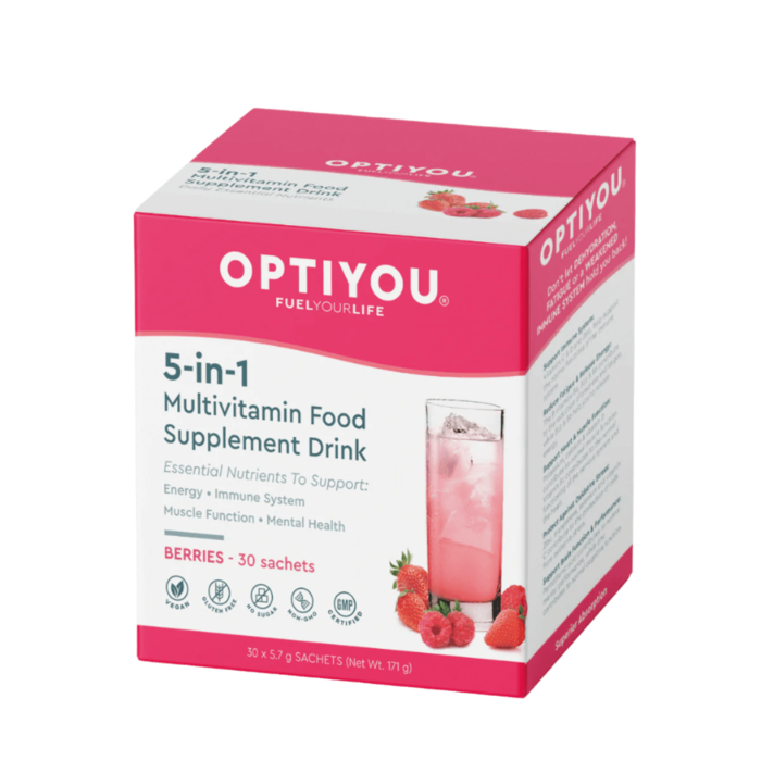 OPTIYOU Berry Flavour 30 sachets/servings Pack