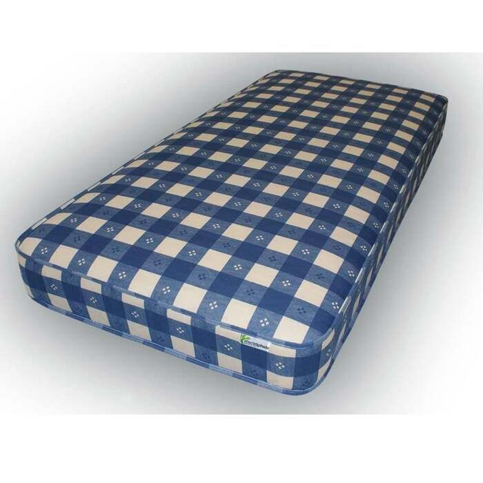 Starlight Beds™ | Checked Orthopaedic Mattress - 2ft6 by 5ft9 Shorty Mattress (75cm by 175cm)