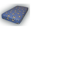 Starlight Beds™ | Children's 4" All Foam Blue Football Mattress