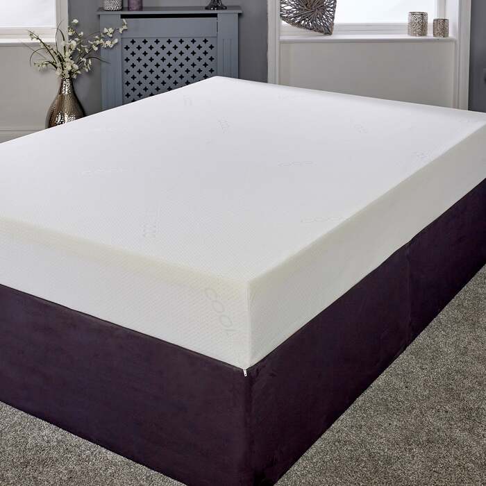 Starlight Beds™ | Orthopaedic All Foam & Memory Foam Mattress Zip Cover - 2ft6 Small Single Mattress (75cm by 190cm)