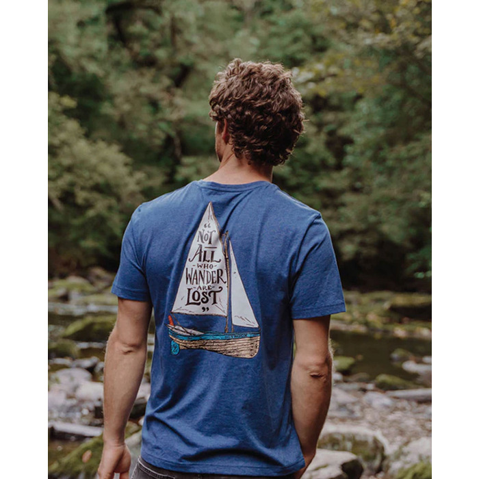 Saltrock Lost Ships Men's T-Shirt Navy M