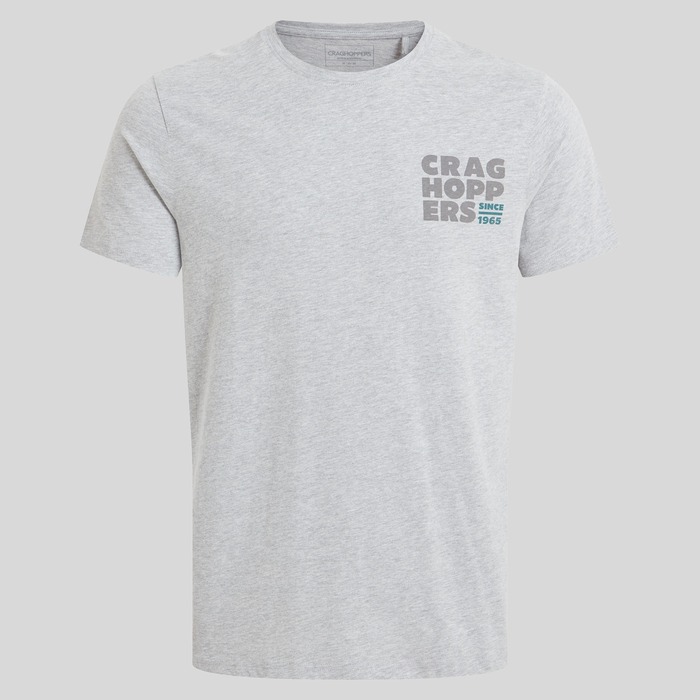 Craghoppers Lucent Short Sleeved T-Shirt Soft Grey Marl XL