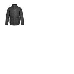 Weird Fish Charlestown Houndstooth Puffer Jacket Anthracite S