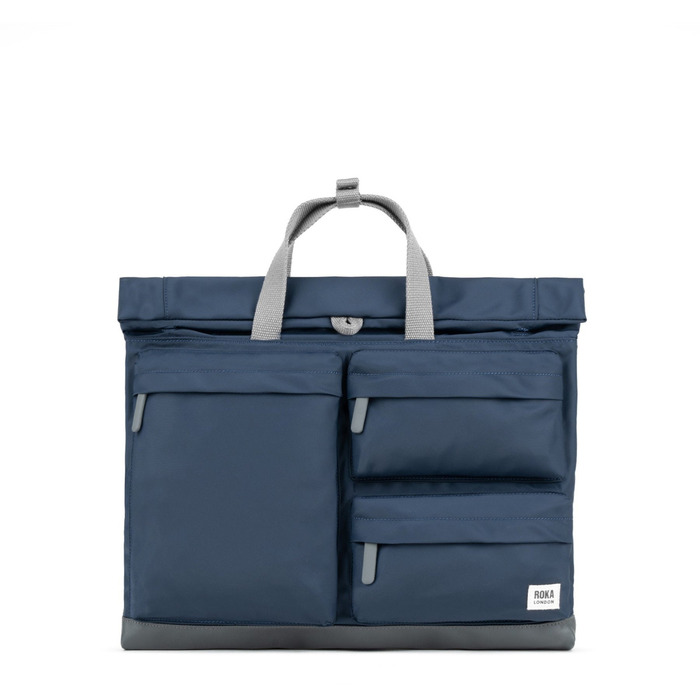 Roka London Blackfriars M Midnight Messenger Bag