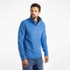 Weird Fish Men's Newark Eco 1/4 Zip Grid Fleece Blue 3XL