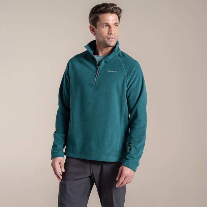 Craghoppers Men's Corey VI Half Zip Fleece Dark Viridian L