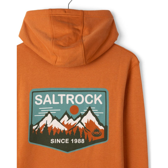 Saltrock Uplands Mens Pop Hoodie Orange XL