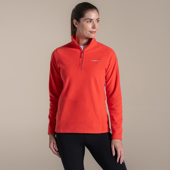 Craghoppers Women's Miska VI Half Zip Fleece Red Dawn 14